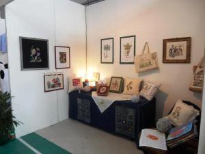 Lo stand di Padova Ricama l'Arte
